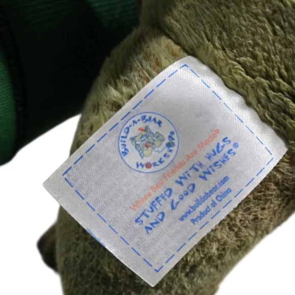 Build-A-Bear Green Dinosaur with Blue Tee - Picture 4 of 5